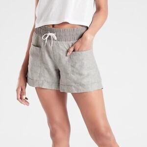 Athleta Cabo Linen 4" Short Size 2